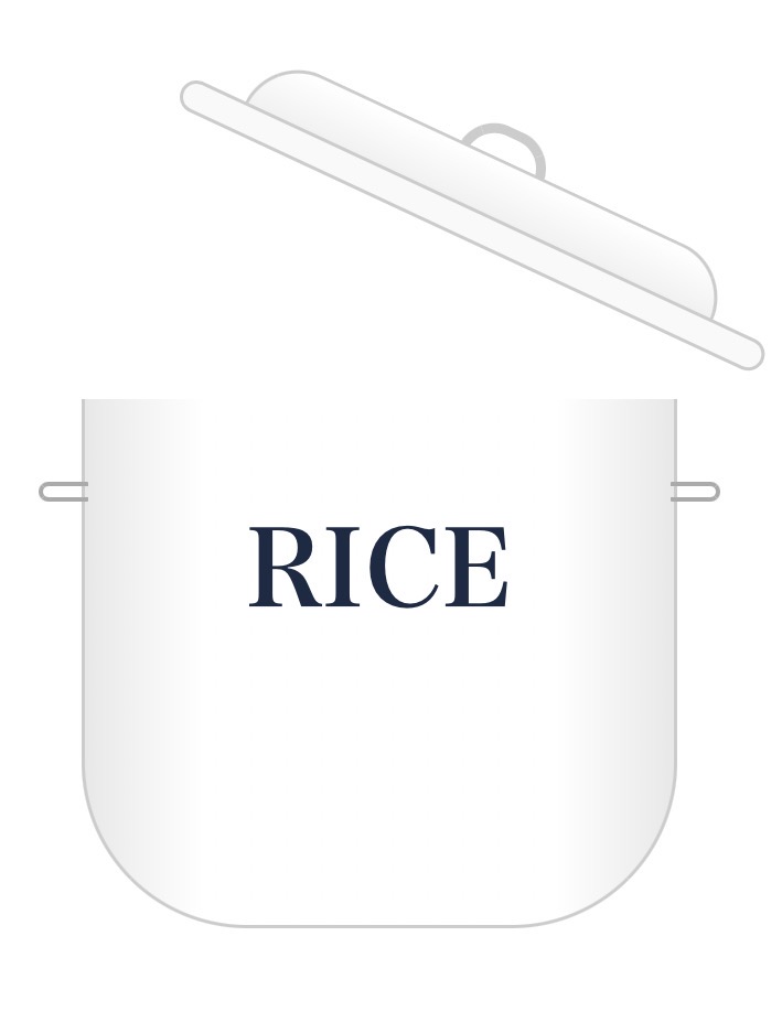RICE缶 蓋が開くプレビュー